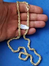 Nowy złoty łańcuch krolewski 585 14k 55cm 24.76gr okazja 235zl/gram!!!