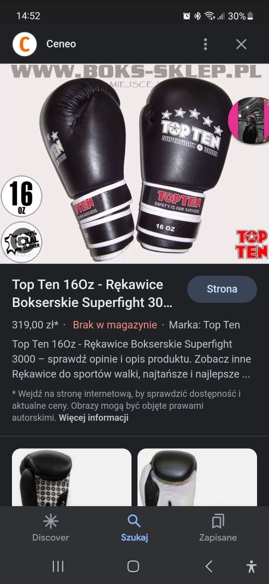 Rękawice bokserskie