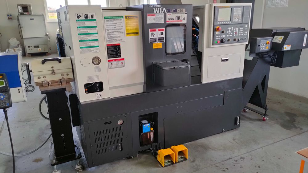 Tokarka CNC KIT450, mega szybka, jak nowa, TYLKO 1249H!!! Sprzedam