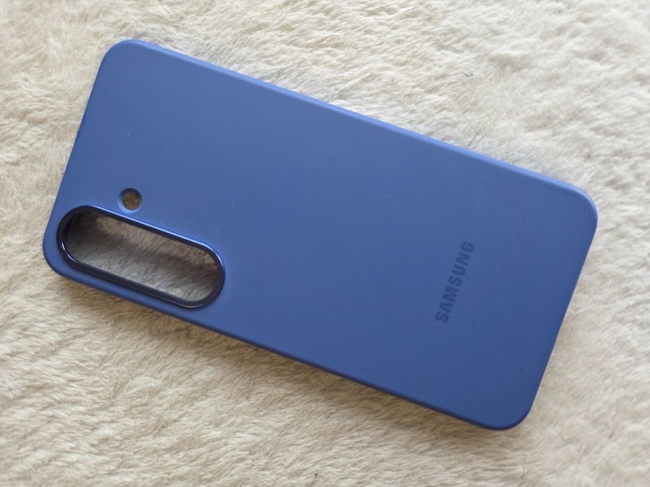 Capa Samsung S25 (Silicone azul) - Nova