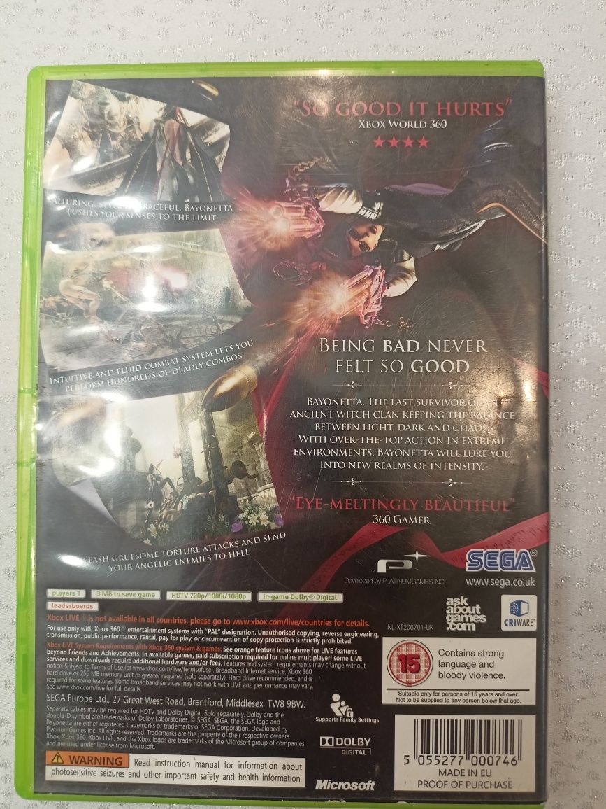 Gra Bayonetta XBOX 360