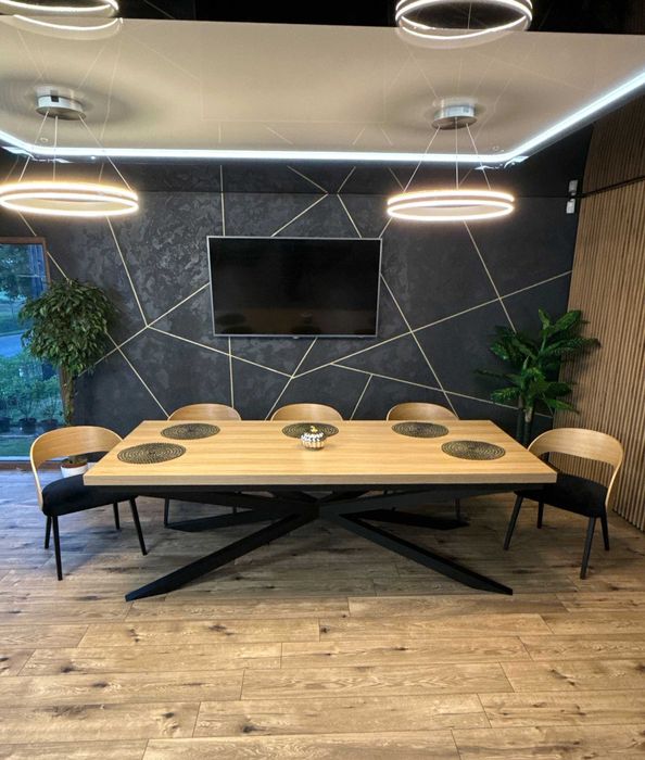 Stół Pająk metalowe nogi 160x90 rozkładany / Różne wymiary / kolory