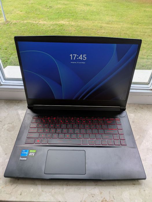 Laptop MSI gf63, RTX 3050