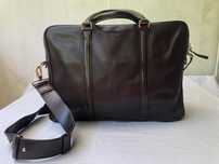 Кожаная деловая сумка на регулируемом Paul Smith