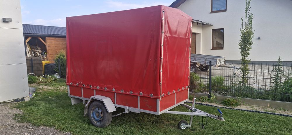Przyczepka Sam 700 z plandeką na resorze