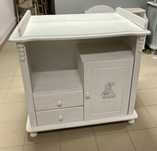 Komoda przewijak drewno biała Shabby retro