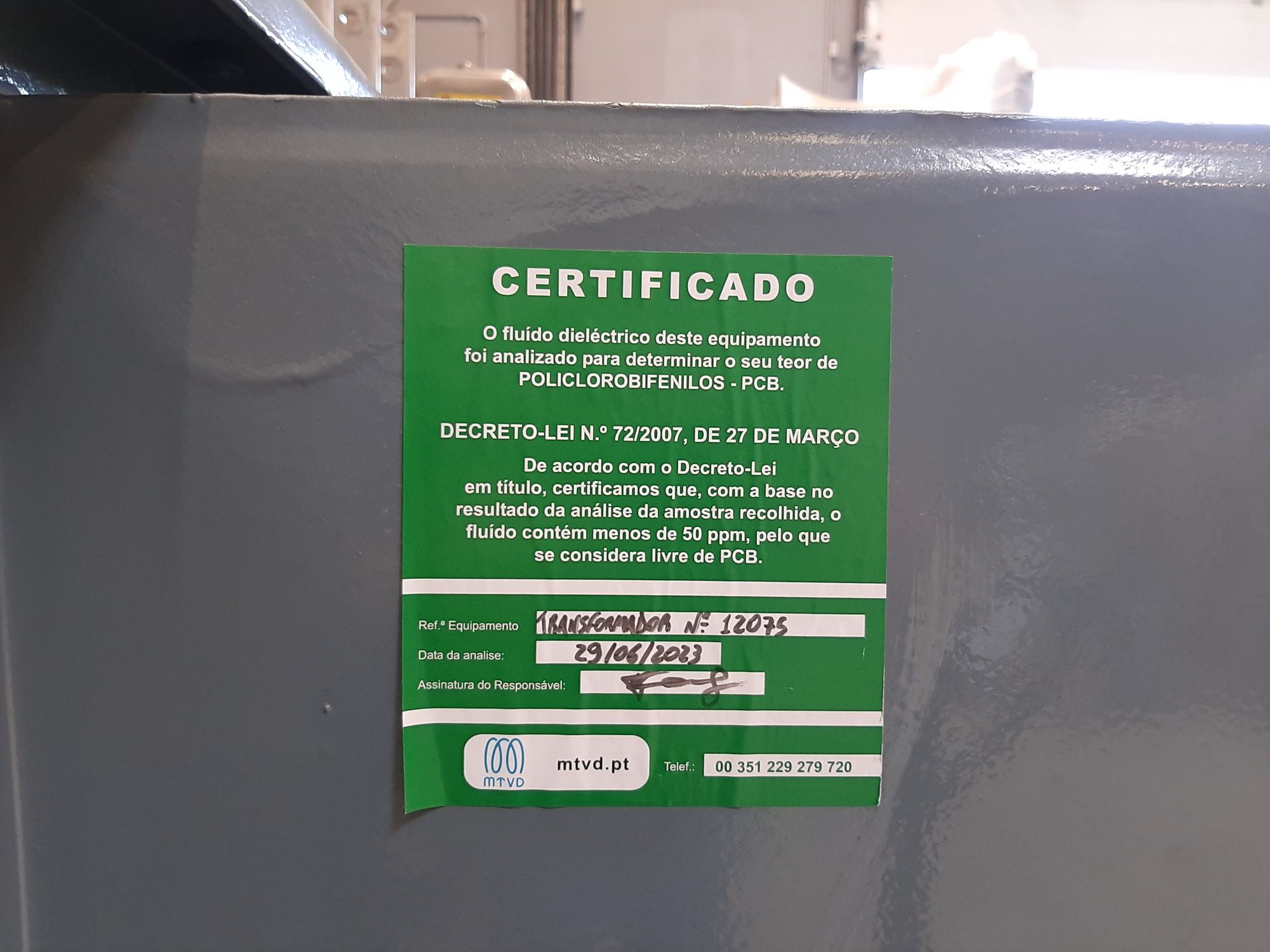 VENDO transformador EFACEC 1600 KVA