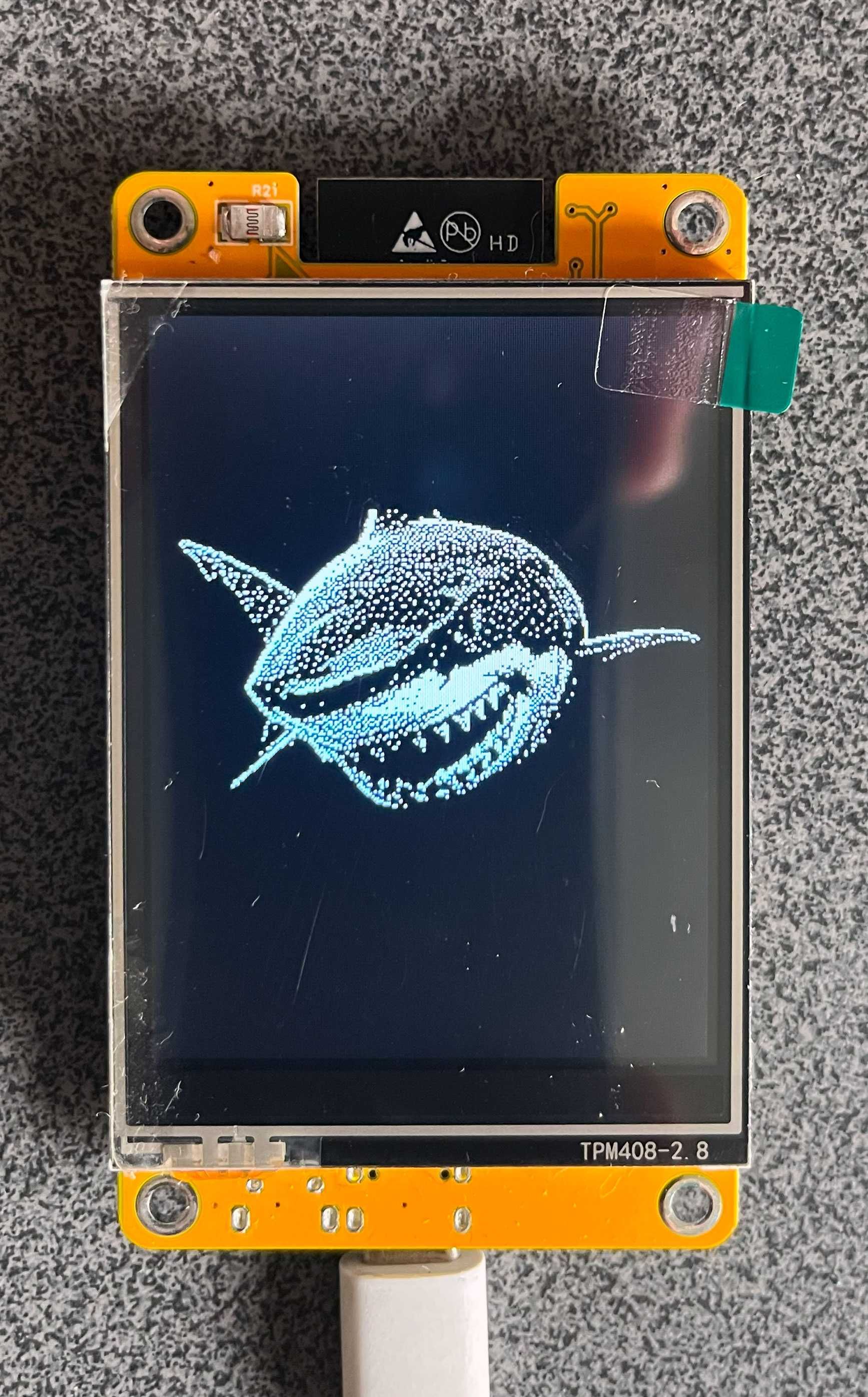 Płytka z wyświetlaczem ESP32 + LCD 2,8 (CYD) + obudowa BRUCE, MARAUDER