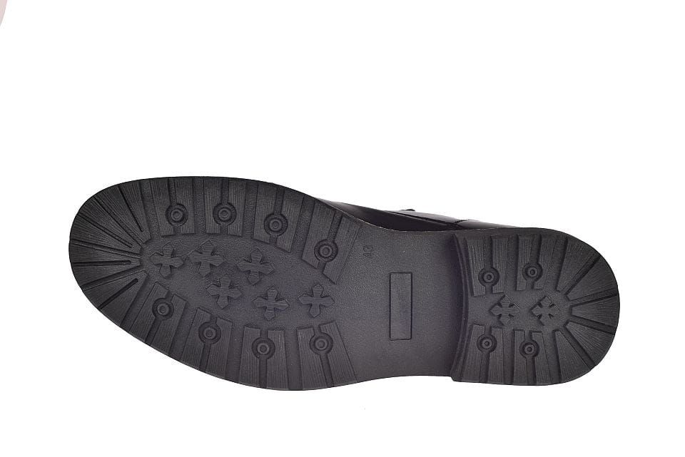 Buty męskie ocieplane botki na suwak sztyblety B-4-0707 rozm. 43