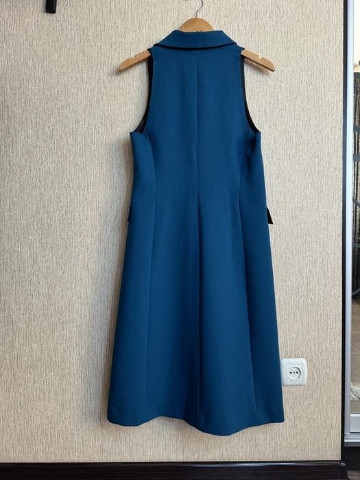 Довгий блейзер, жакет без рукавів, плаття zara, оригінал