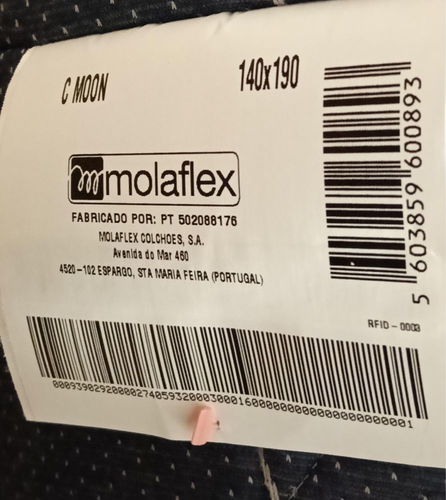 Sommier com arrumação e colchão molaflex novo