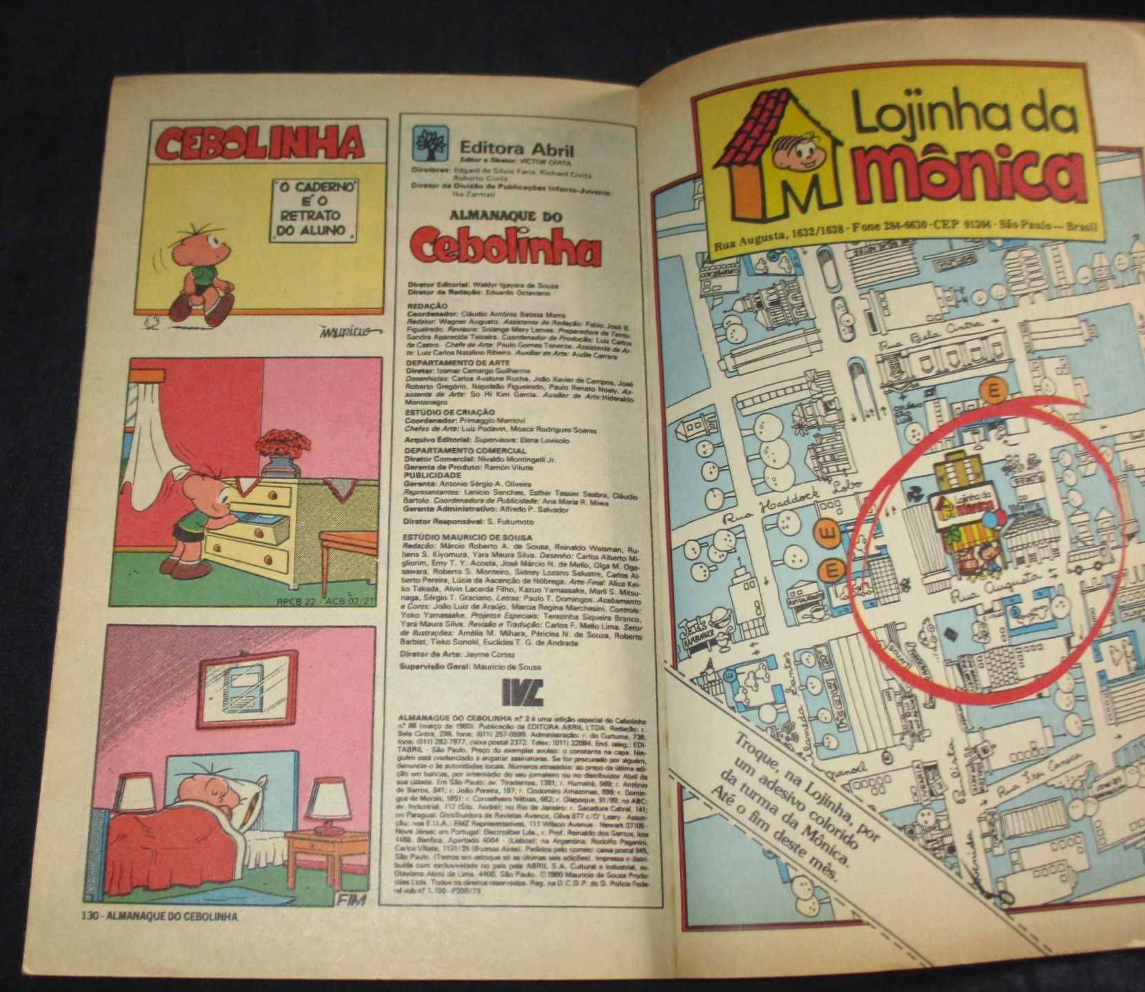 Livro BD Almanaque do Cebolinha nº 2