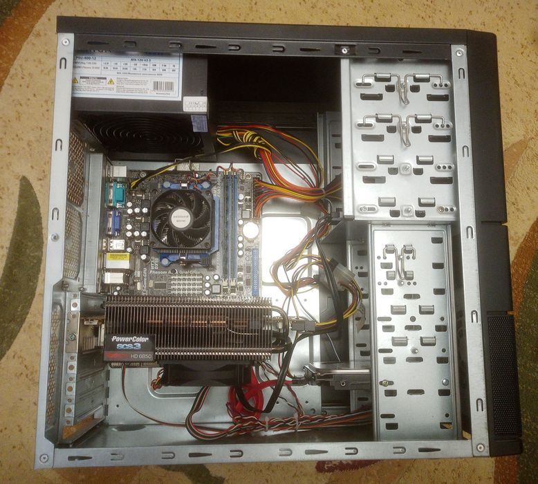 Игровой системный блок ПК компьютер 4 ядра SSD 120GB HD6850 500GB HDD