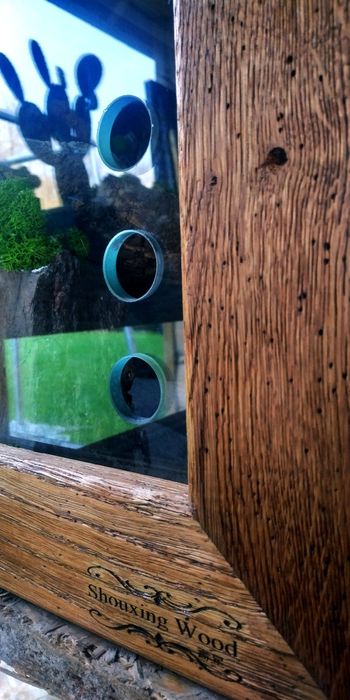 Terrarium z drewna dębowego