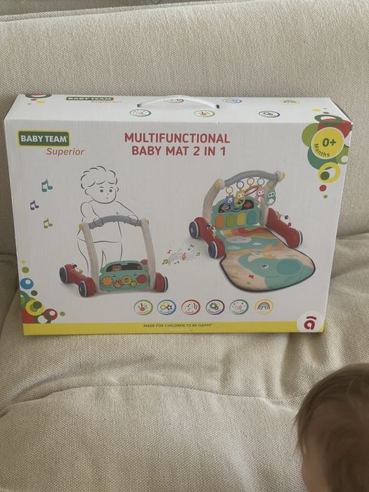Продам багатофункціональний дитячий розвиваючий килимок Baby Team 2in1