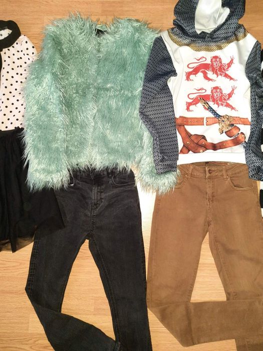 Пакет вещей на девочку 10-11-12лет шубка-меховушка Vila