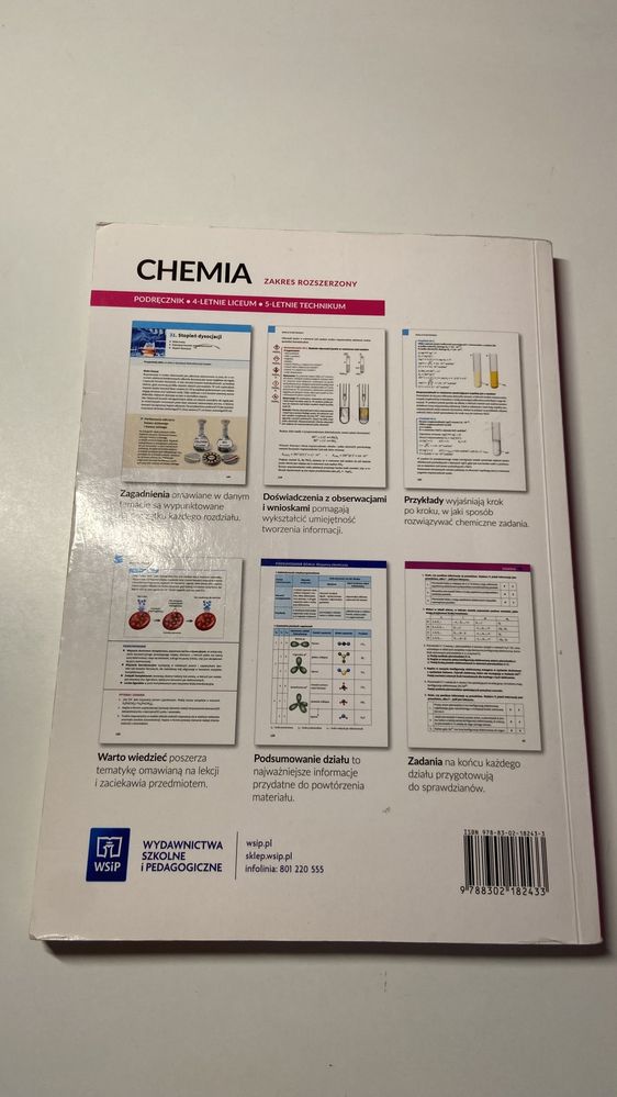 Podręcznik chemia 1 zakres rozszerzony WSiP