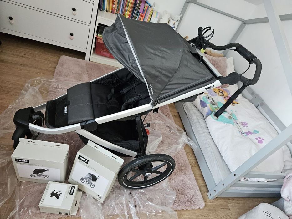 Thule Urban Glide II -wózek biegowy  jak nowy używany 4 miesią