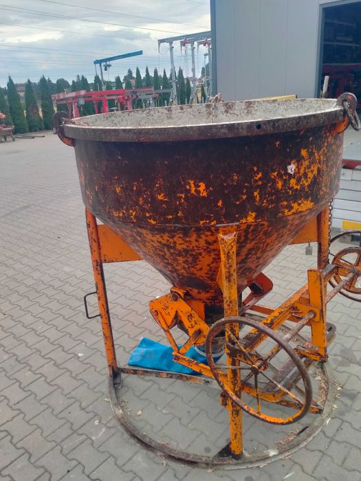 Pojemnik zbiornik Lej betonu Niemiecki Eichinger 1016H 1000L rękaw N40