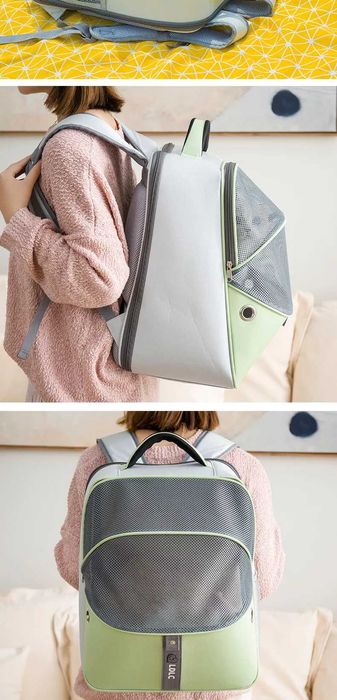 PLECAK TRANSPORTER torba dla kota psa niebieska