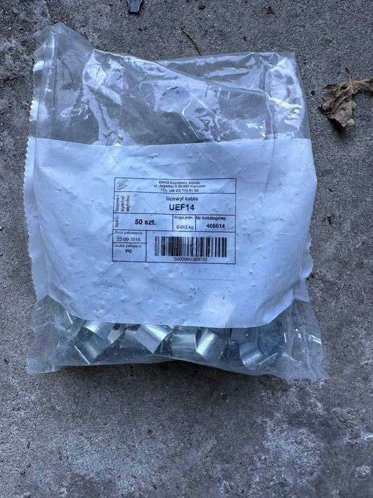 Uchwyt kabla UEF14 1,20 mm - 405614 BAKS 50 szt.