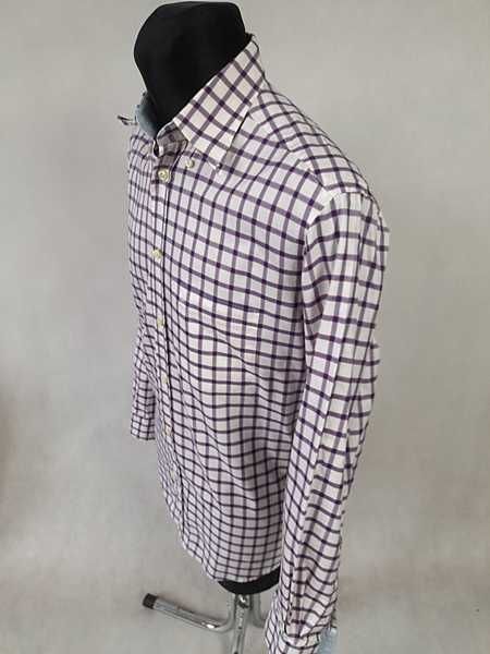 Bogner Elegancka koszula męska w kratę 39