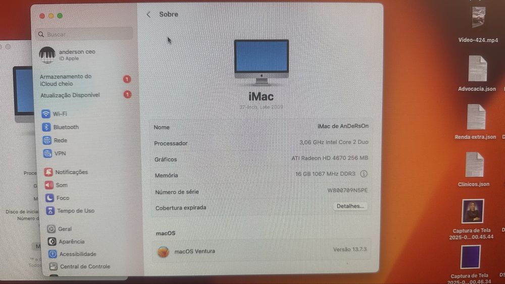 Imac 27 polegadas 2009