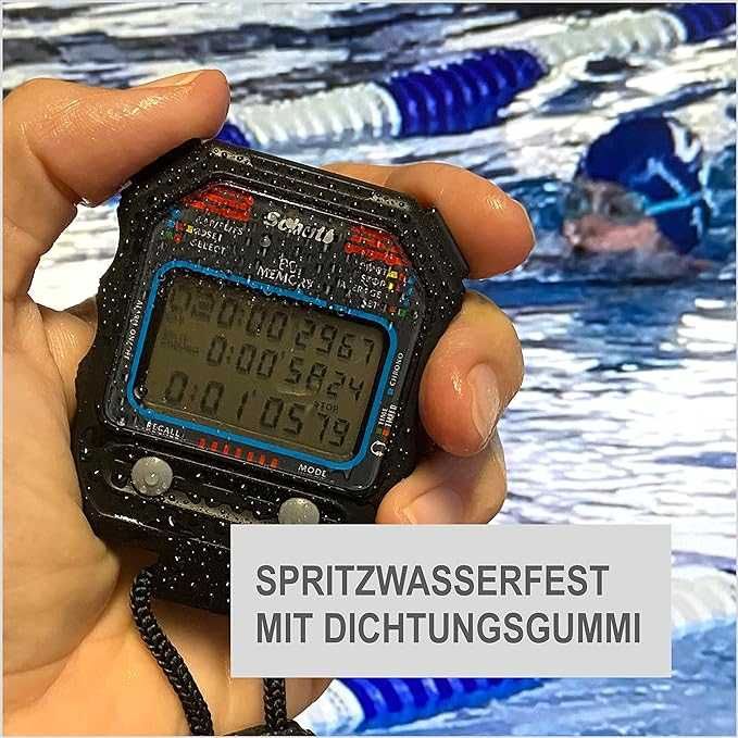 Проф. Секундомер STOPTEC Stopwatch SCHÜTT PC-90 (60 Memory) Германия