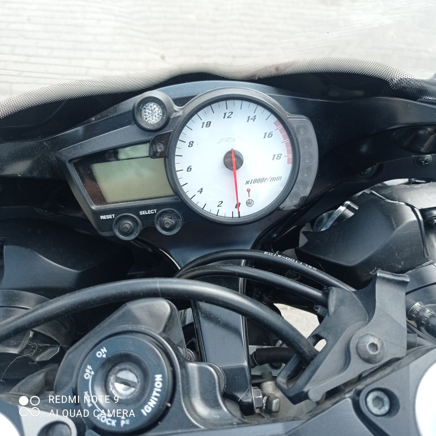 Yamaha R6 rj09,2004 , uszkodzona