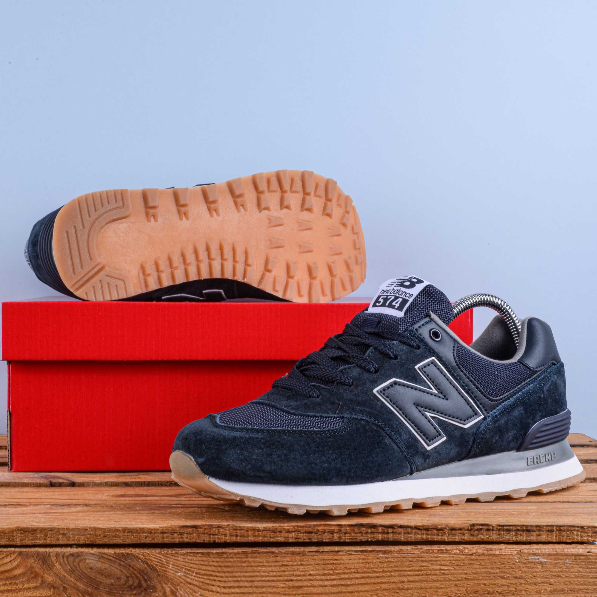 (1906) Кросівки New Balance 574 синій колір (41-46) ню беленс