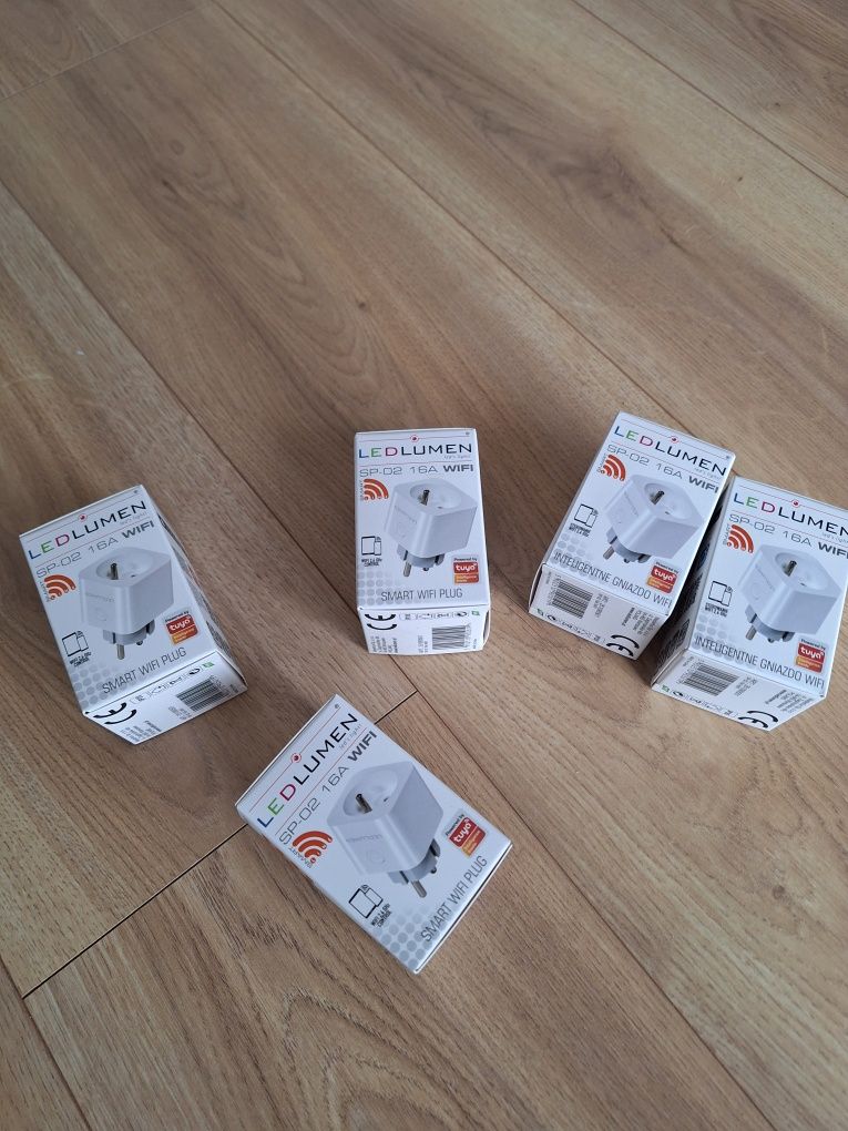 Inteligentne gniazdko Ledlumen wifi SP-02 16A Tuya SmartLife