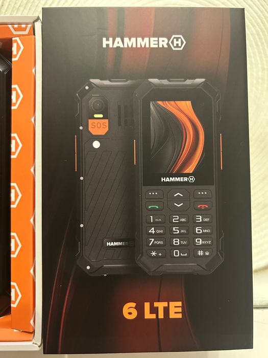 Telefon Hammer 6 LTE dla seniora, dla wędkarza, na survival