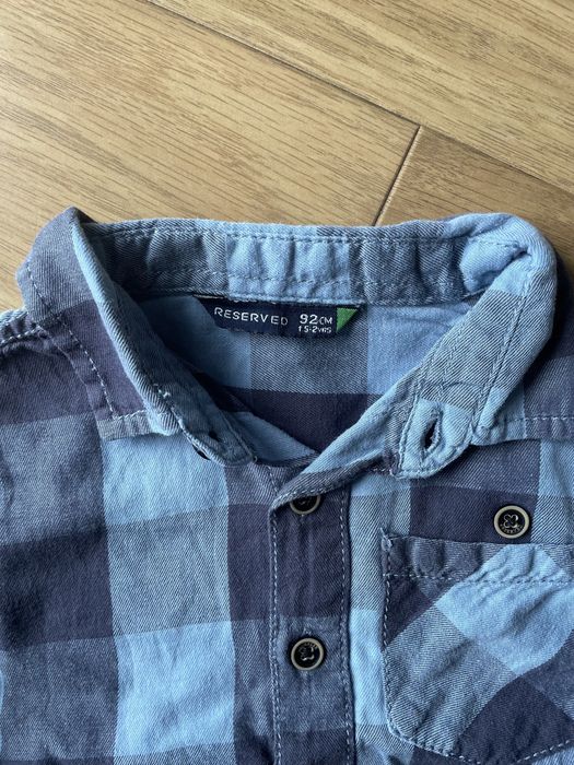 Koszula w kratę Reserved rozm.92