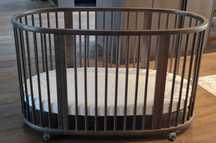 Łóżeczko dziecięce Stokke sleepy v3 z materacem stan jak nowe
