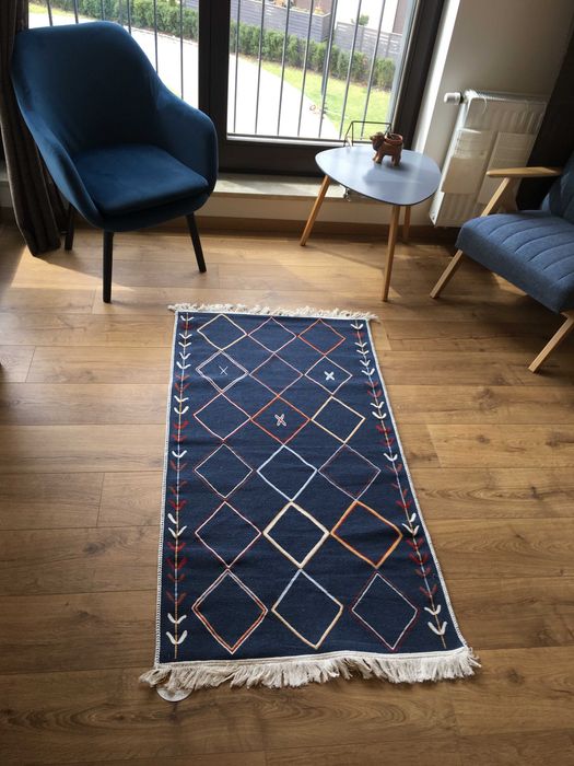 Dywanik zmywalny dwustronny kilim turecki w rozmiarze 80×150