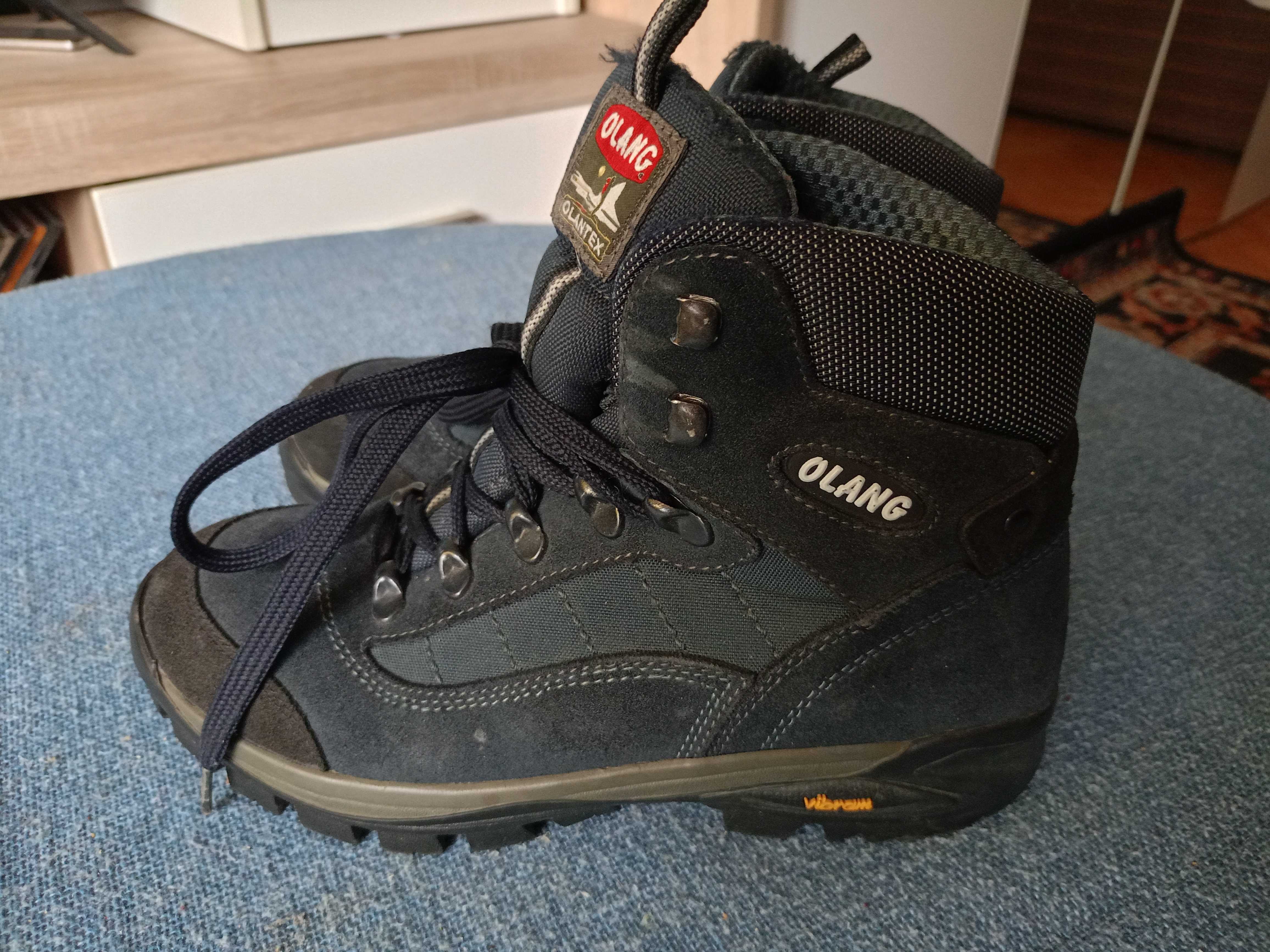 OLANG Trekkingowe Gore Tex róż 38 24cm Skóra Stan Idealny Okazja