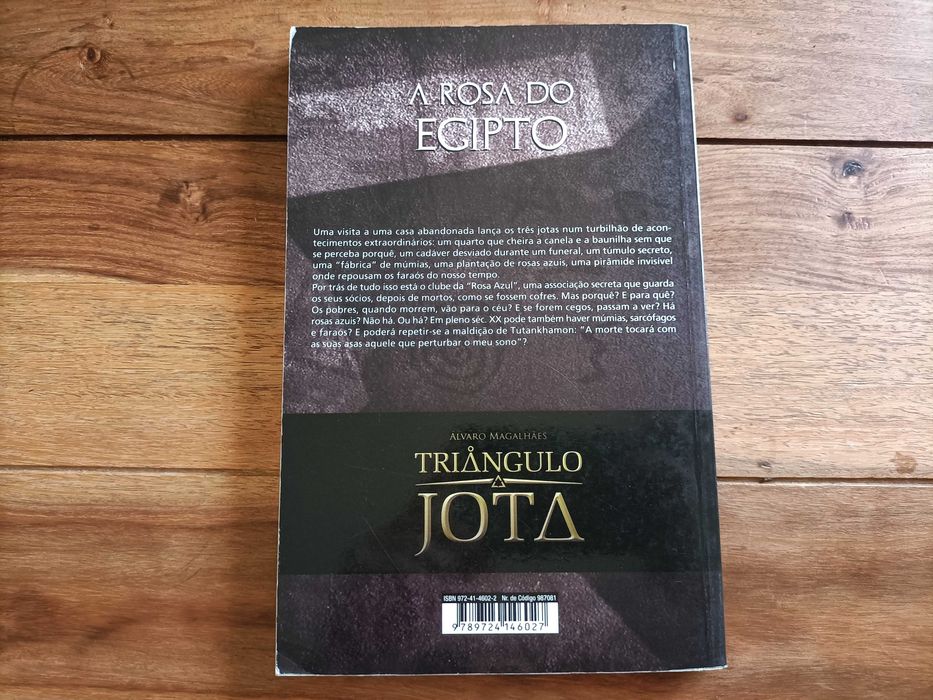 Triângulo Jota - A Rosa do Egito - Álvaro Magalhães