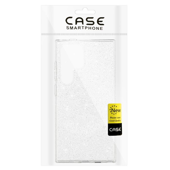 Crystal Glitter Case do Samsung Galaxy S23 Ultra Srebrny