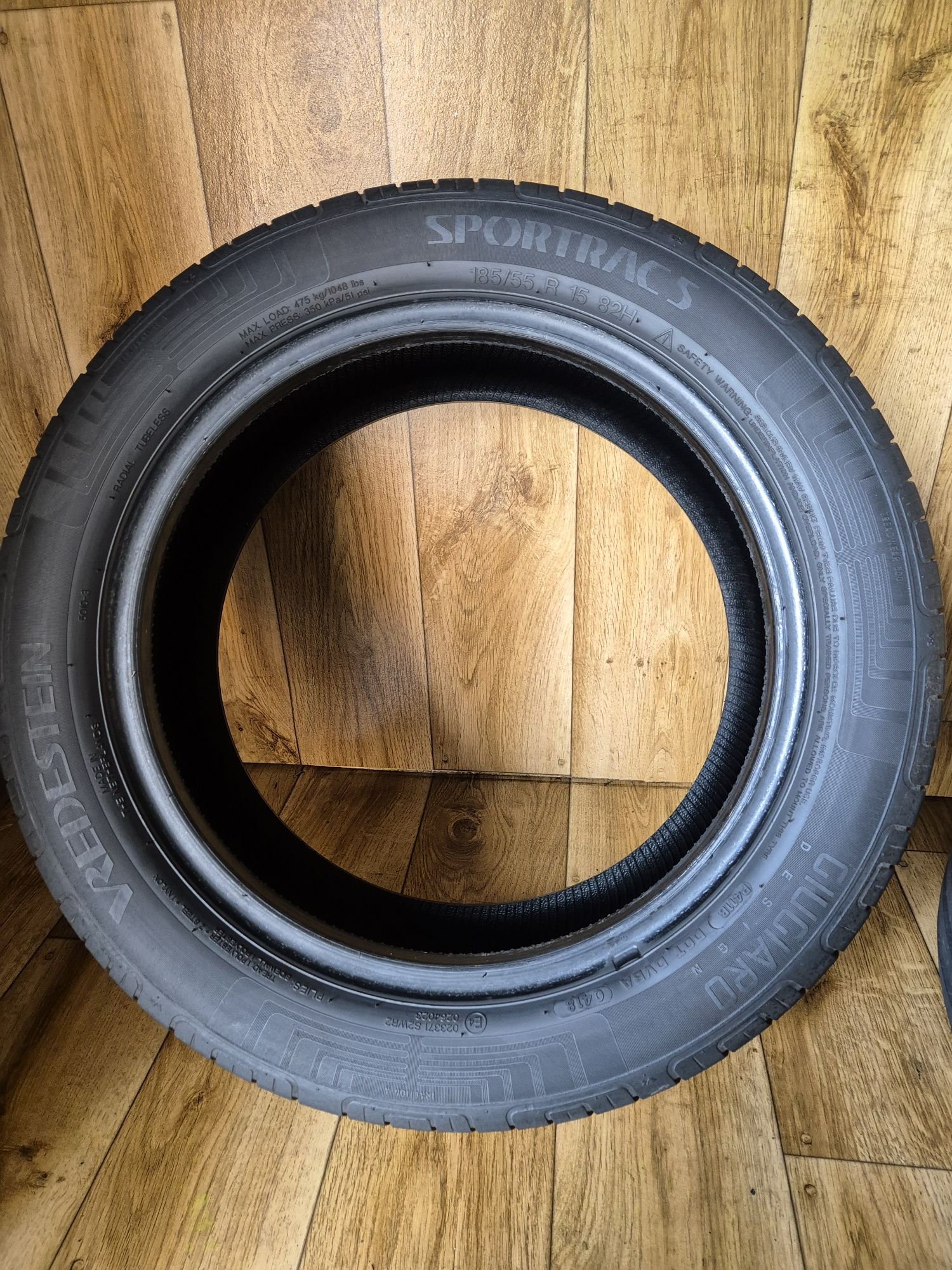 185/55/15 Vredestein para Lato 6mm 18r stan bdb