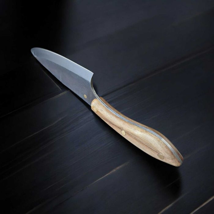 Кухонний шеф ніж зі сталі Х12МФ з чохлом, кухонный нож, шеф-нож