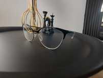 Okulary korekcyjne minusy 025 kocie oczy emporio Armani  54 17