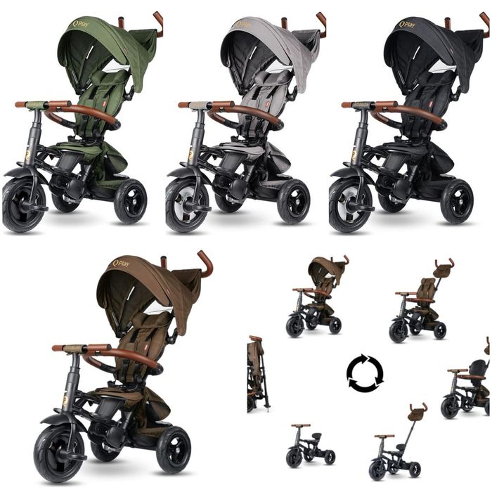 Трехколесный велосипед QPLAY COMFO MAX,RITO DELUXE,разные цвета