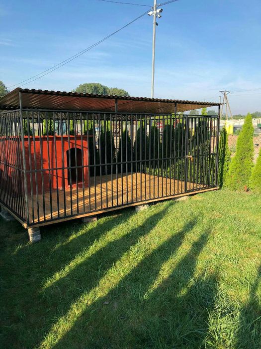 3mx2m kojec dla psa .Mocny boks klatka zagroda. BUDA