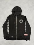 зип худи Chrome Hearts Los angeles black M L Xl