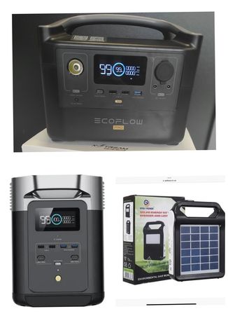 Продам EcoFlow і фонарь PowerBank із сонячною батареєю