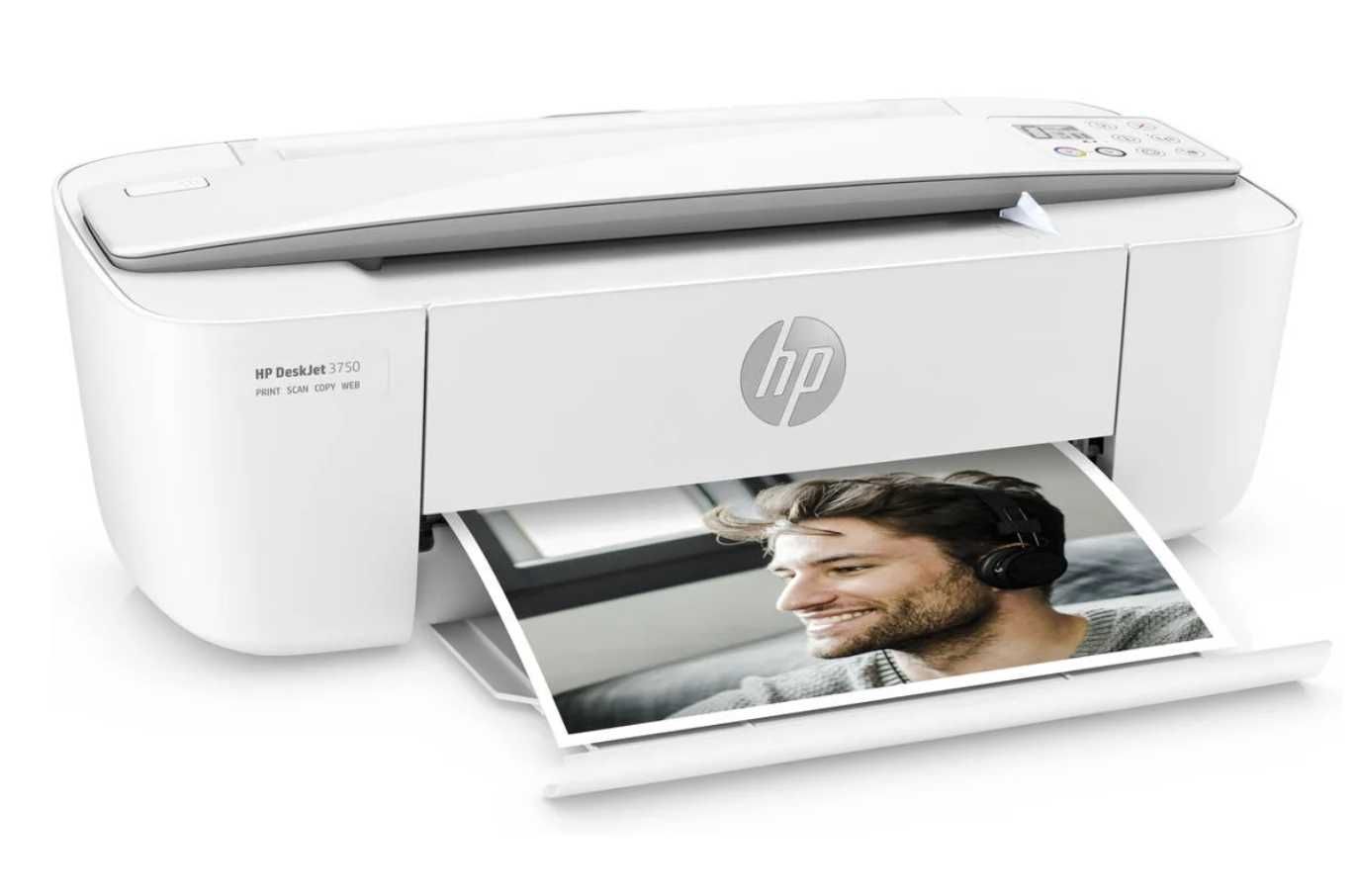 Impressora HP Deskjet 3750 (Multifunções - Jato de Tinta - Wi-Fi