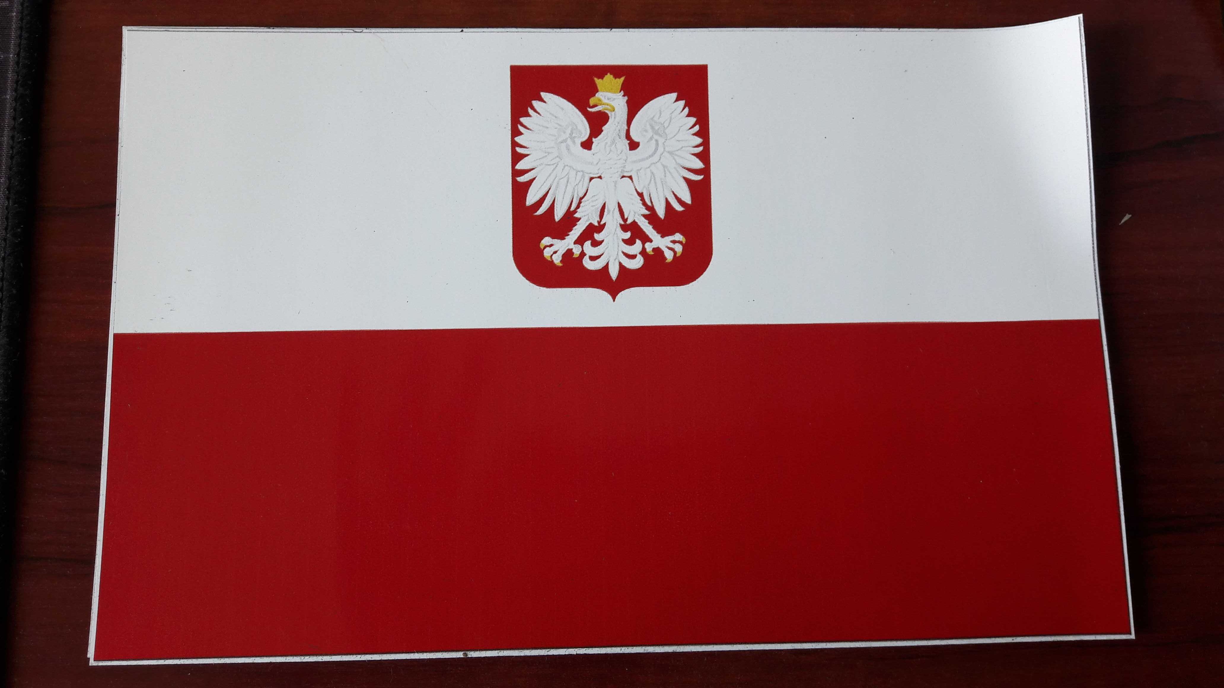 Flaga Polski magnes