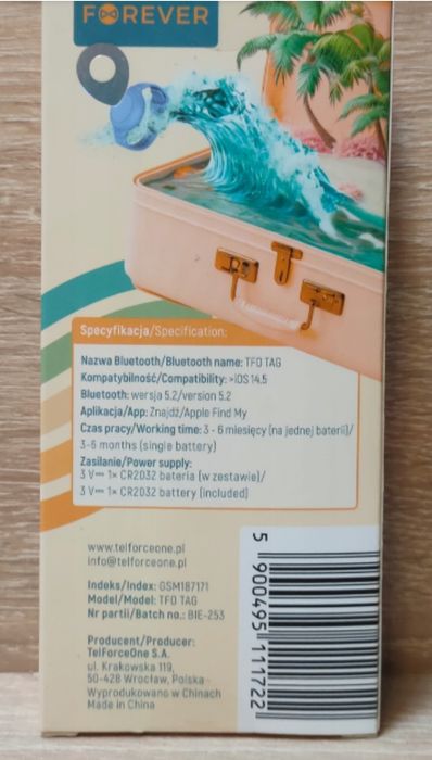 Lokalizator opaska TAO TAG nowa iOS Apple, iPhone, iPad, Mac