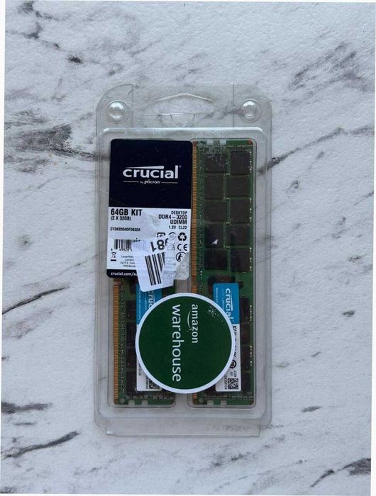 Оперативна пам'ять Crucial 64GB (2x32GB) DDR4-3200