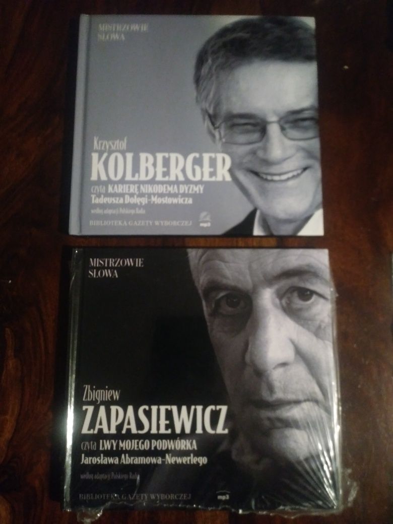 2 audiobooki Kolberger Zapasiewicz
